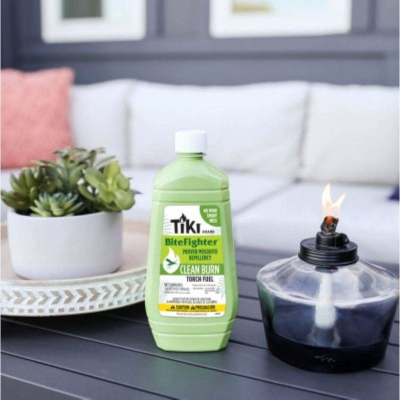 32oz Clean Burn BiteFighter Torch Fuel -TIKI