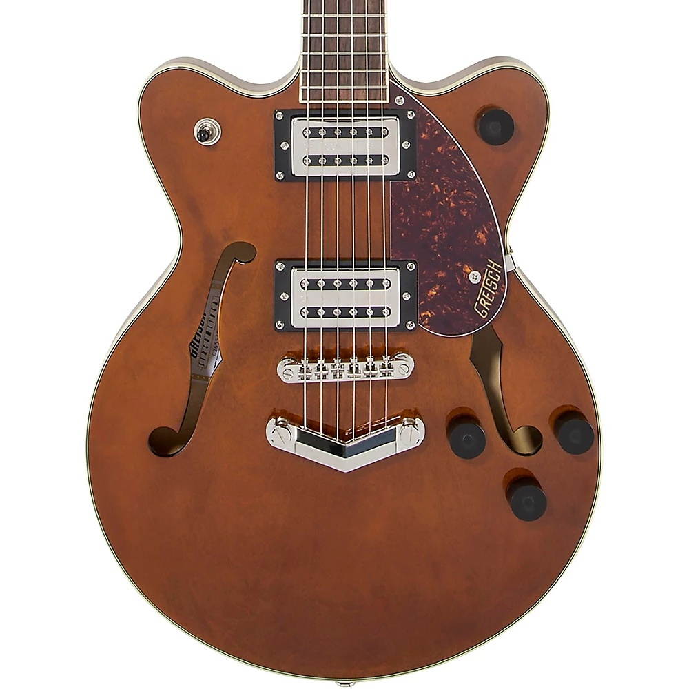 Gretsch Guitars G2655 Streamliner Center Block Jr. with V-Stoptail Electric Guitar Single Barrel Stain