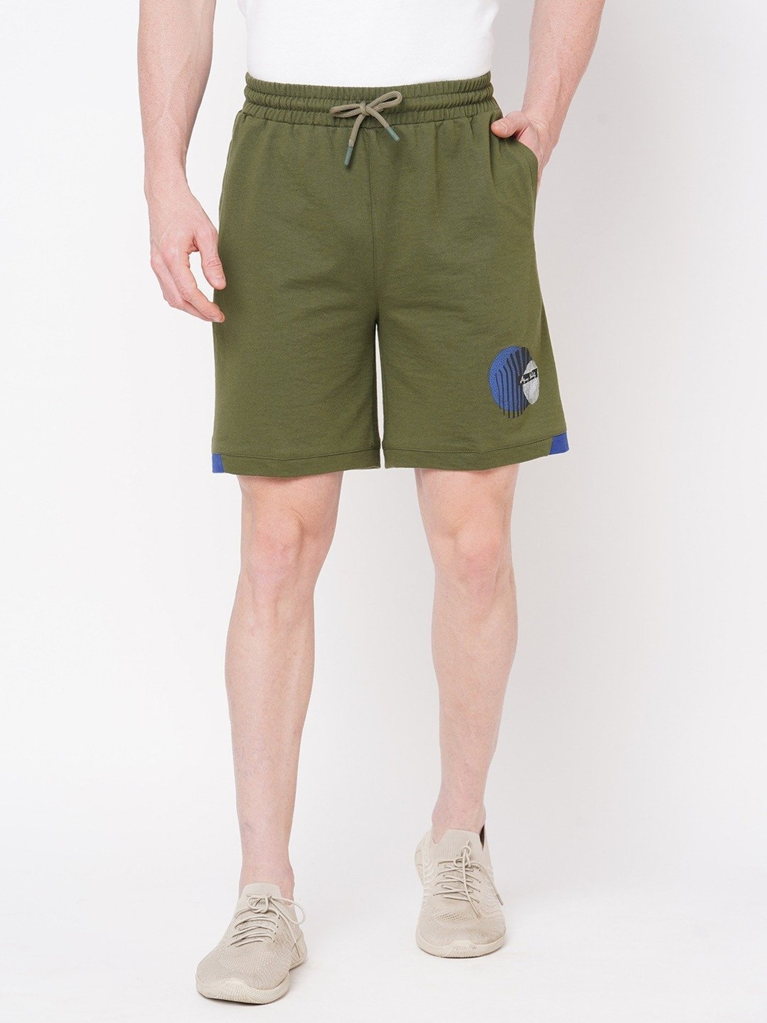 Fitz Olive Slim Fit Shorts
