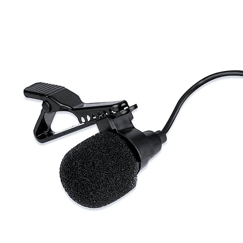 Lavalier Microphone Clip Metal Tie Clips with Foam Windscreen Cover Lapel Microphone Replacement Kit