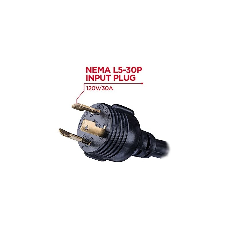 PR3000LCD Smart App Sinewave UPS System, 3000VA/2700W, 10 Outlets, AVR, Tower Black