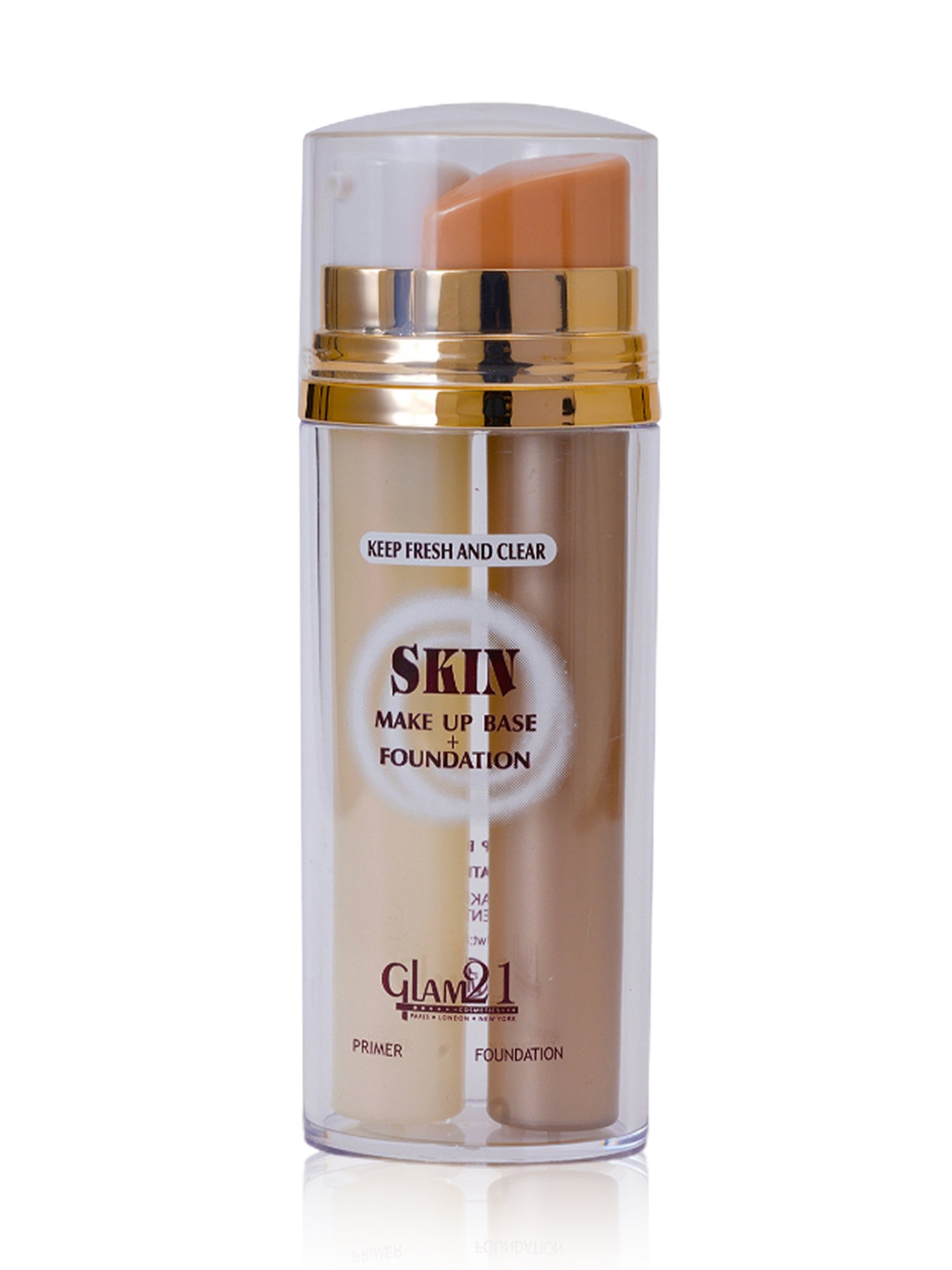Glam21 Skin Make Up Base + Foundation 06 Brownie - 60 gm
