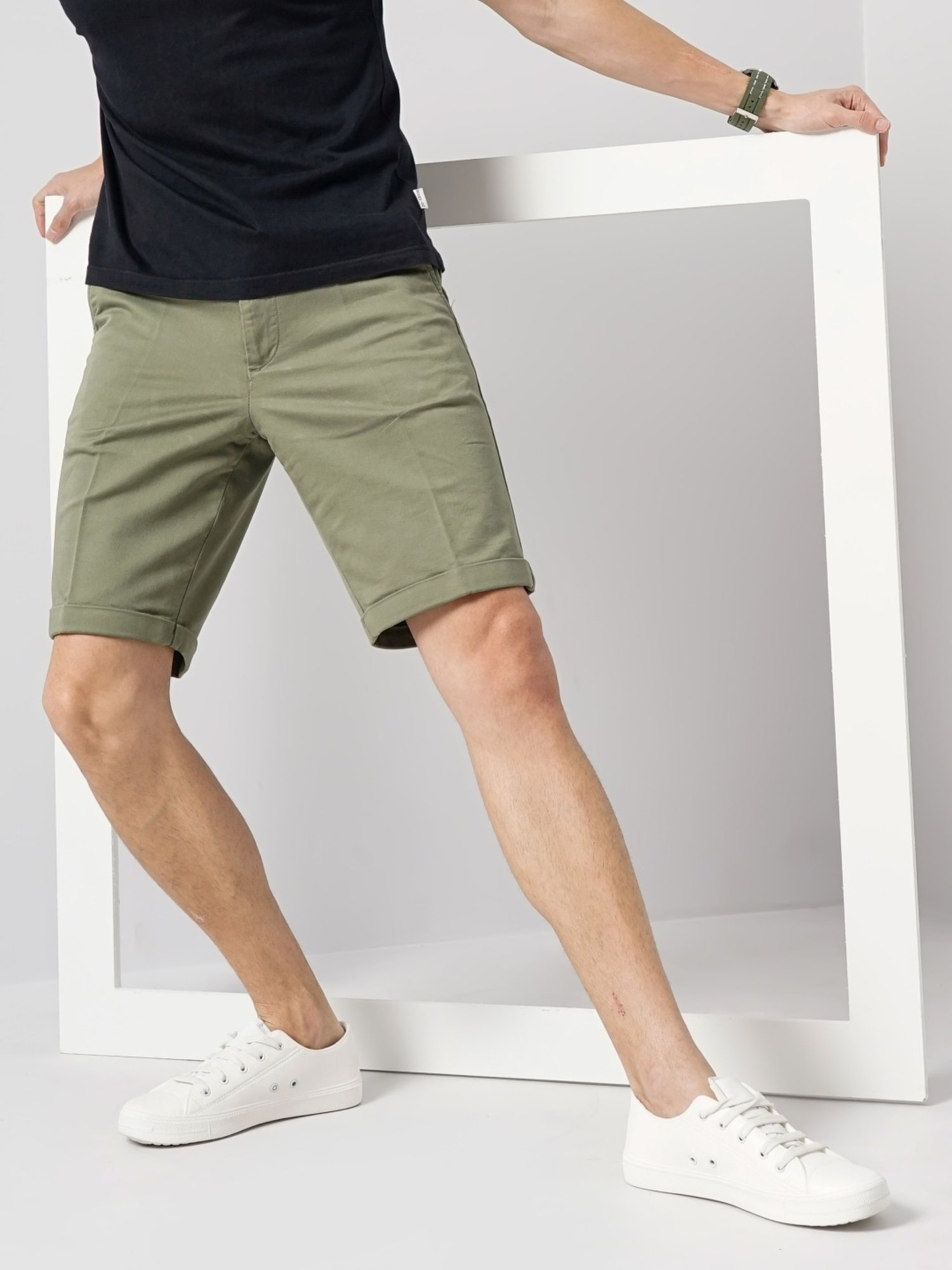 Celio Vert Loose Fit Shorts
