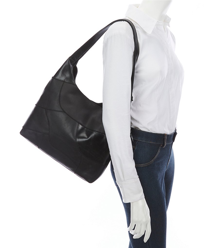 The Sak Huntley Upcycle Patchwork Hobo Bag