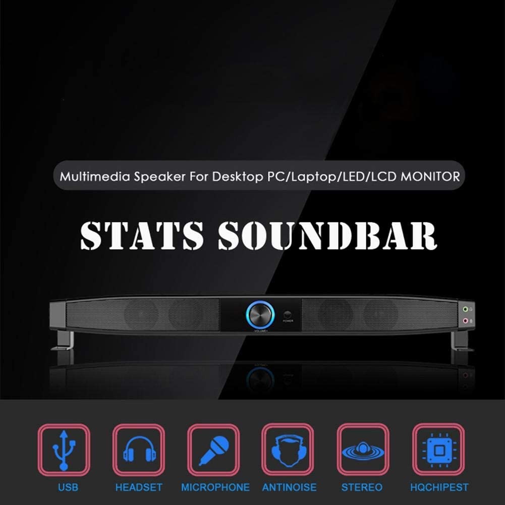 01 Computer Speaker, Durable Computere USB Speaker, Compatibility Intelligent PC for Home