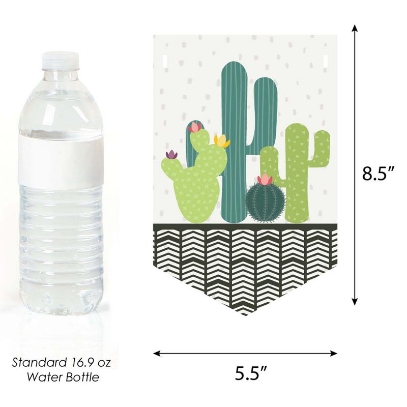 Big Dot of Happiness Blue Elephant - Boy Happy Birthday Decorations Party Banner