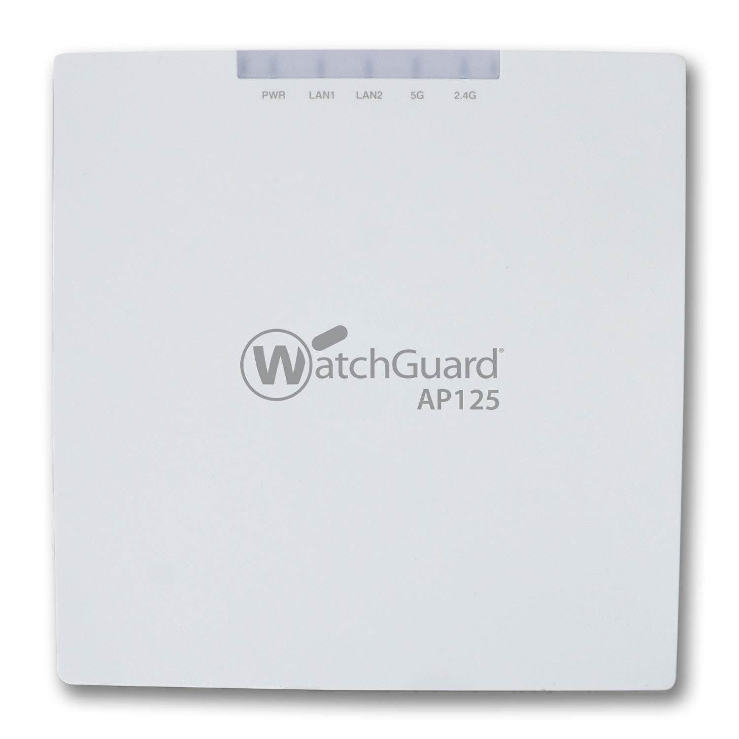 WatchGuard Secure AP125 with 1YR Basic Wi-Fi 802.11ac Wave 2 2x2:2 MU-MIMO Indoor (WGA15701)