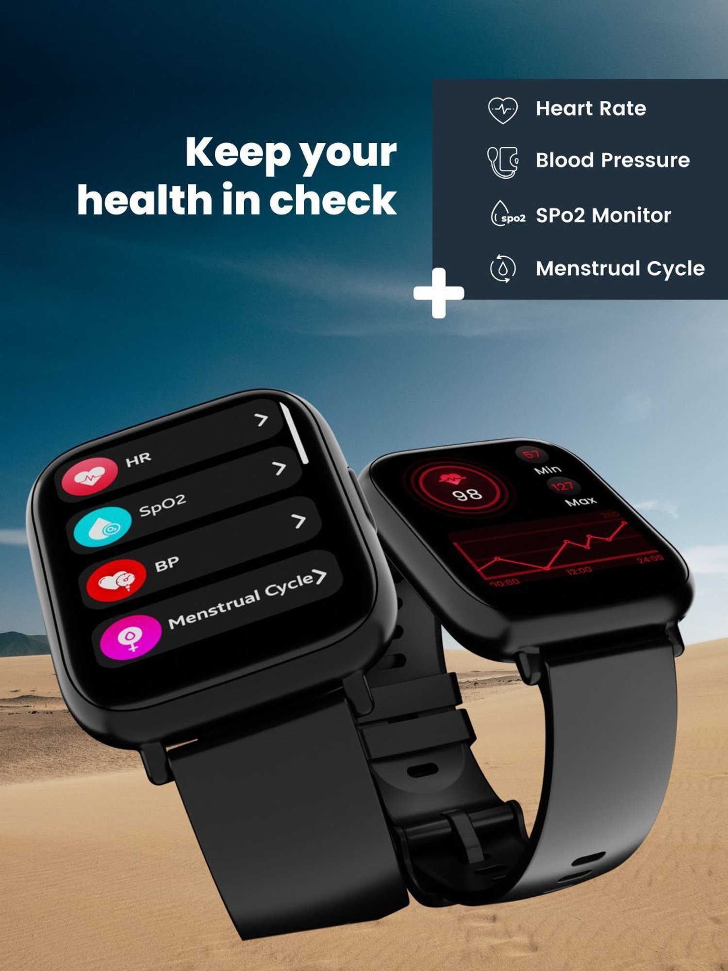 I Kall W1 Smartwatch (Black)