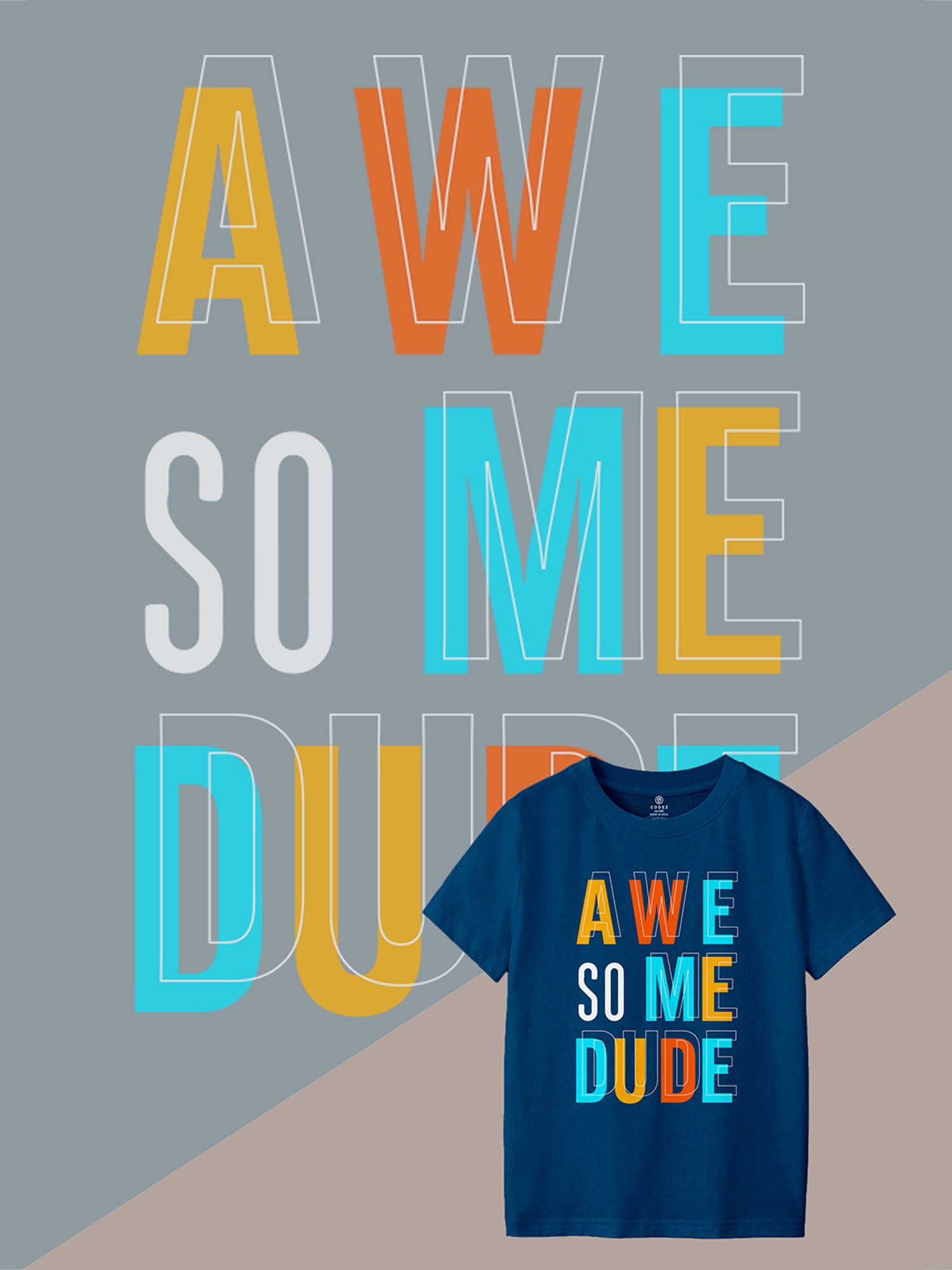 Codez Boys Multicolor Printed T-Shirt (Pack Of 3)