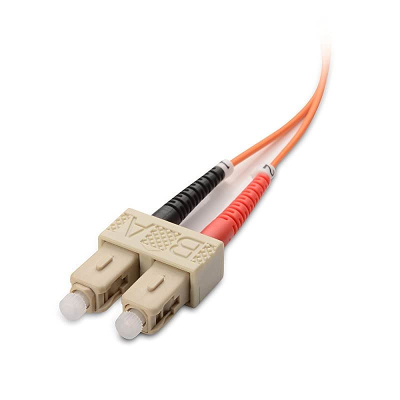 10Gb OFNP Plenum Rated Multimode Duplex 625125 OM1 Fiber LC to SC Fiber Optic SC to LC Fiber Patch 3m