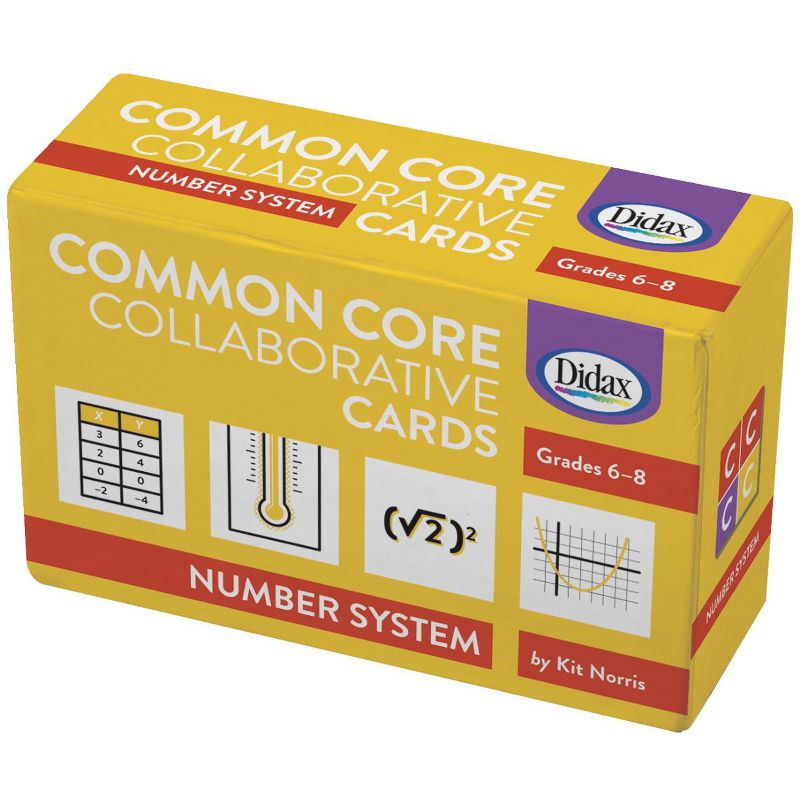 Didax Common Core Number Systems Collaborative Card, 4 L x 6 W in, Grades 6 - 8