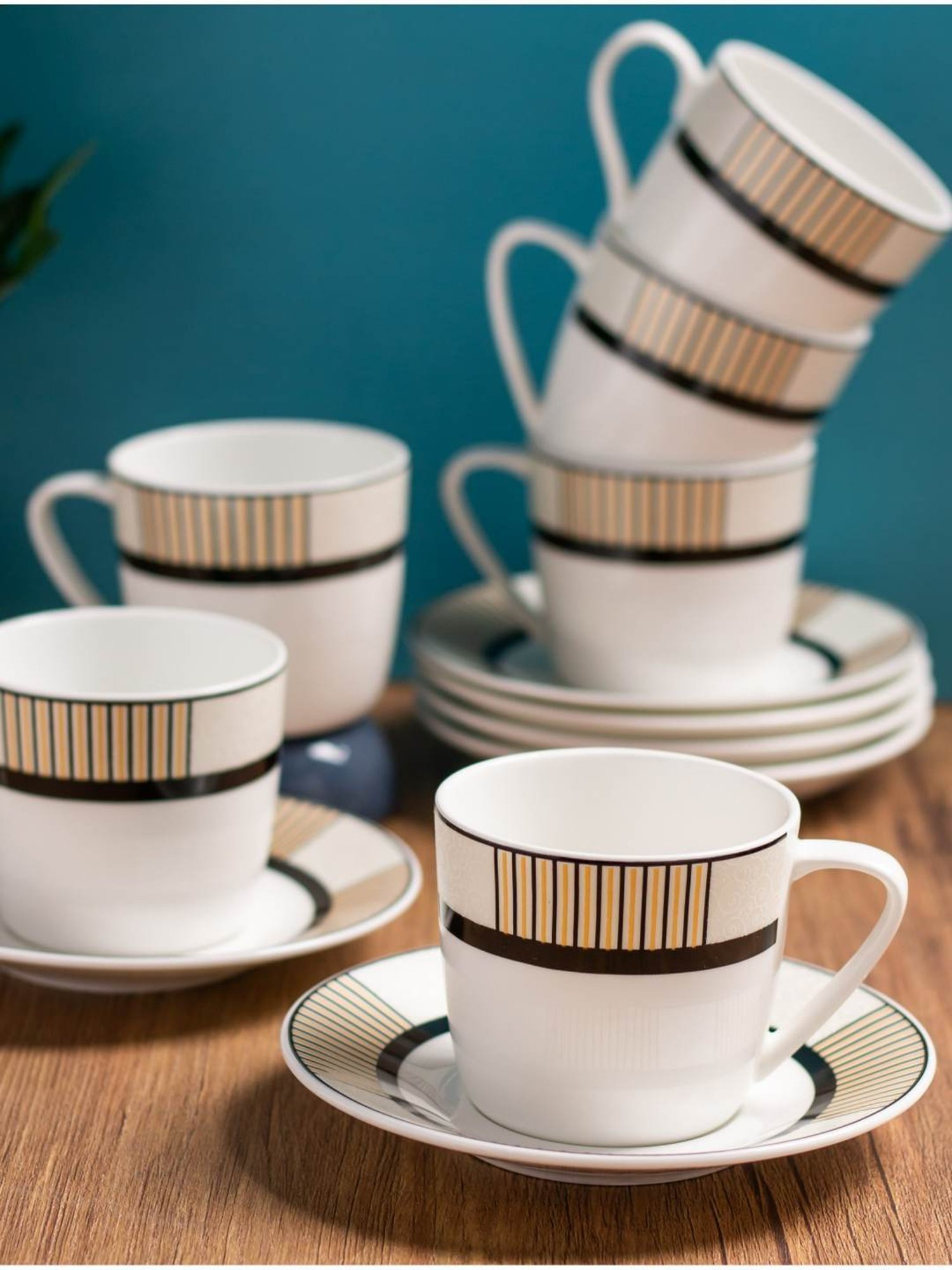 Luminarc Transparent Glass Rozana Coffee Set