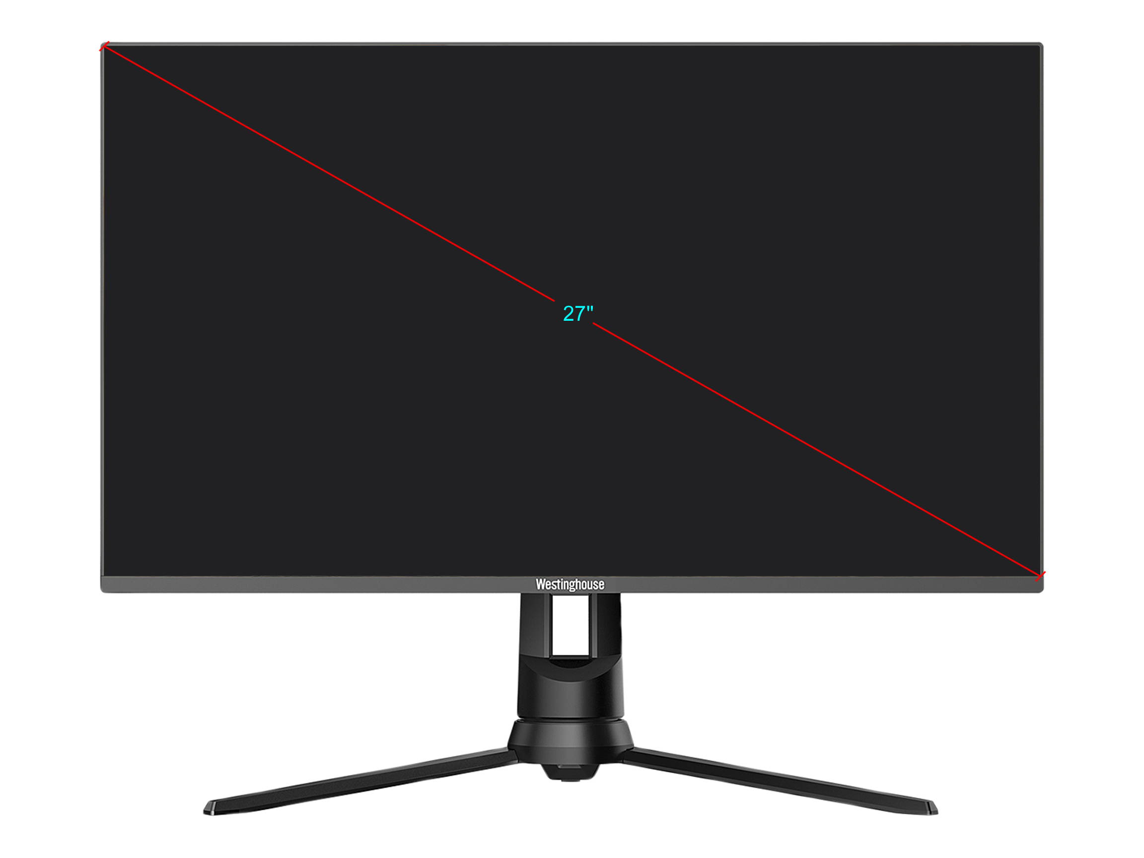 Westinghouse WM27PX9019 27" Full HD 1920 x 1080 144Hz HDMI VGA DisplayPort AMD FreeSync Technology Flicker-Free Edgeless Design Eye Care Technology Widescreen Backlit LED Gaming Monitor