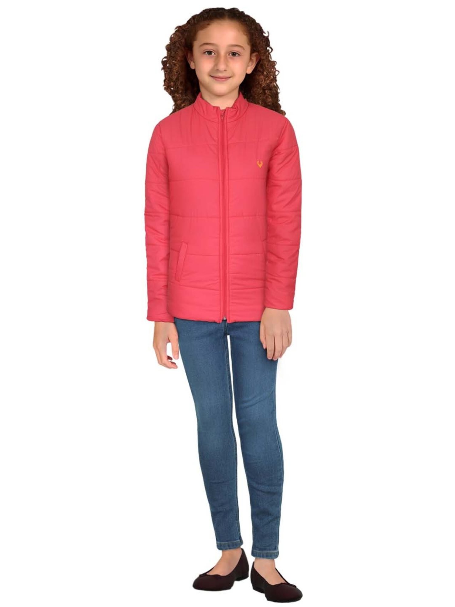 Elle Kids Black Self Pattern Jacket
