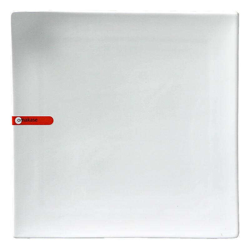 Miya X14016, 10" Square White Plate, 12-Piece Case