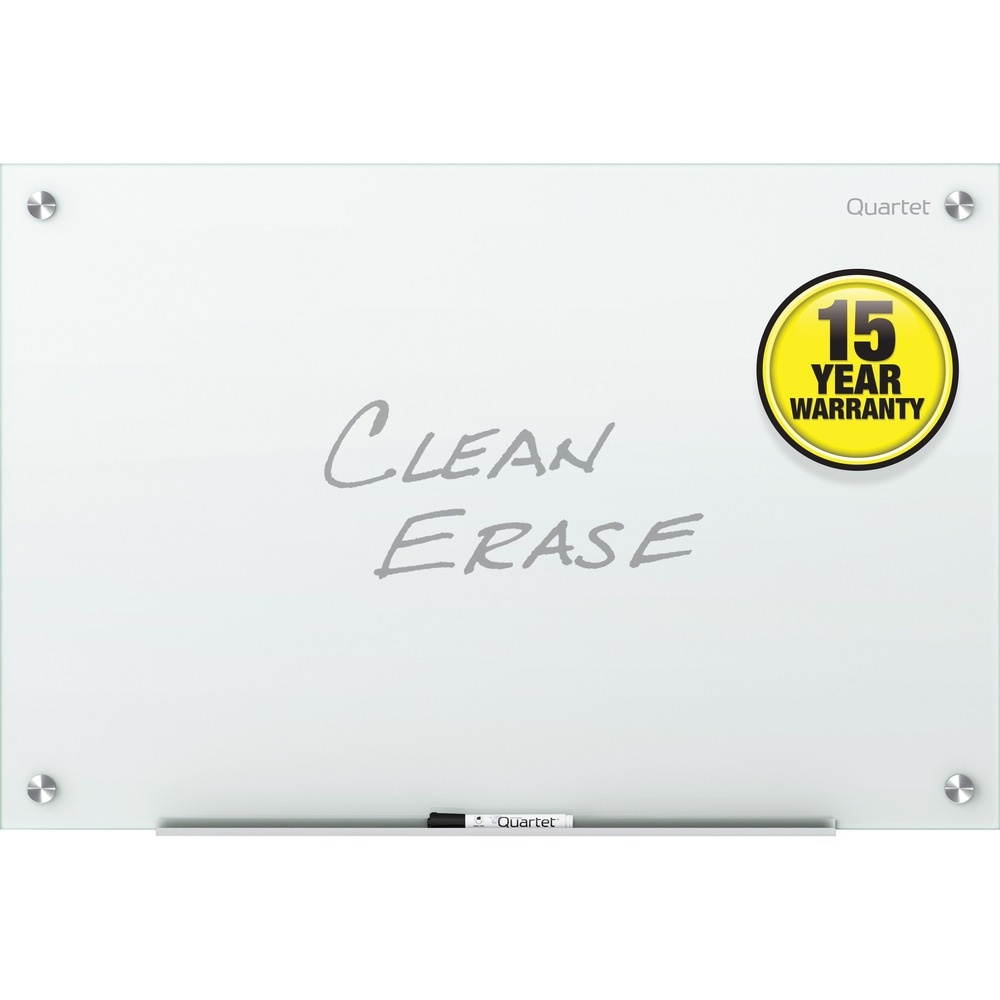 Quartet G2418NMW Infinity Glass Dry-Erase Boar, 24" x 18", Framless - 1 Each