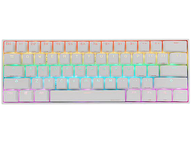 Anne Pro 2 60% Mechanical Keyboard Wired/Wireless Dual Mode Full RGB Double Shot PBT - Brown Switch