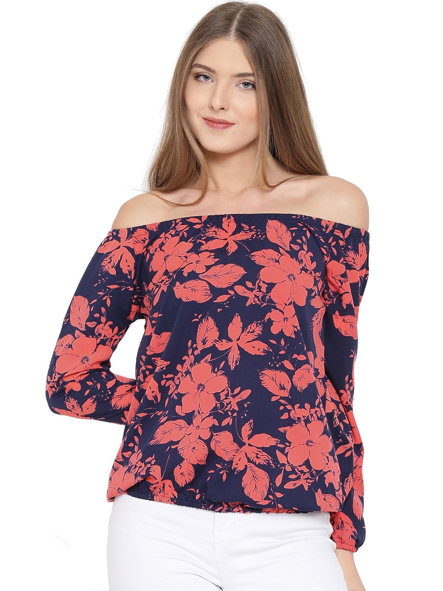 Rare Blue Printed Top