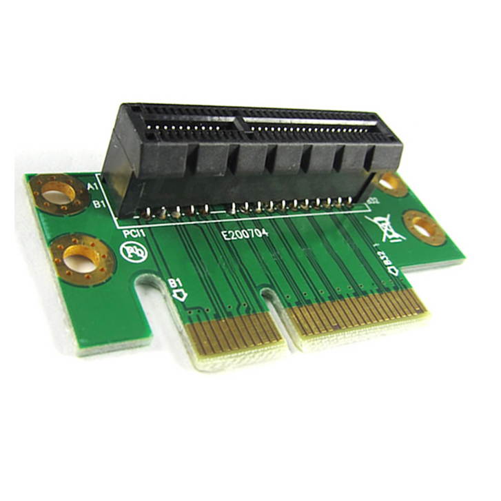 1 Unit - PCI Express (PCI-E)  4x Adapter Riser Card 90 Degree For 1U 2U Server Chassis,90 degree right angle adapter card.PCI Express (PCIe) 4X