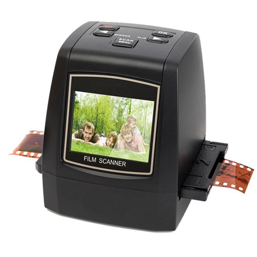 DIGITNOW Film Scanners with 22MP Converts 126KPK/135/110/Super 8 Films, Slides & Negatives All in One into Digital Photos, 2.4" LCD Screen, Impressive 128MB Built-in Memory