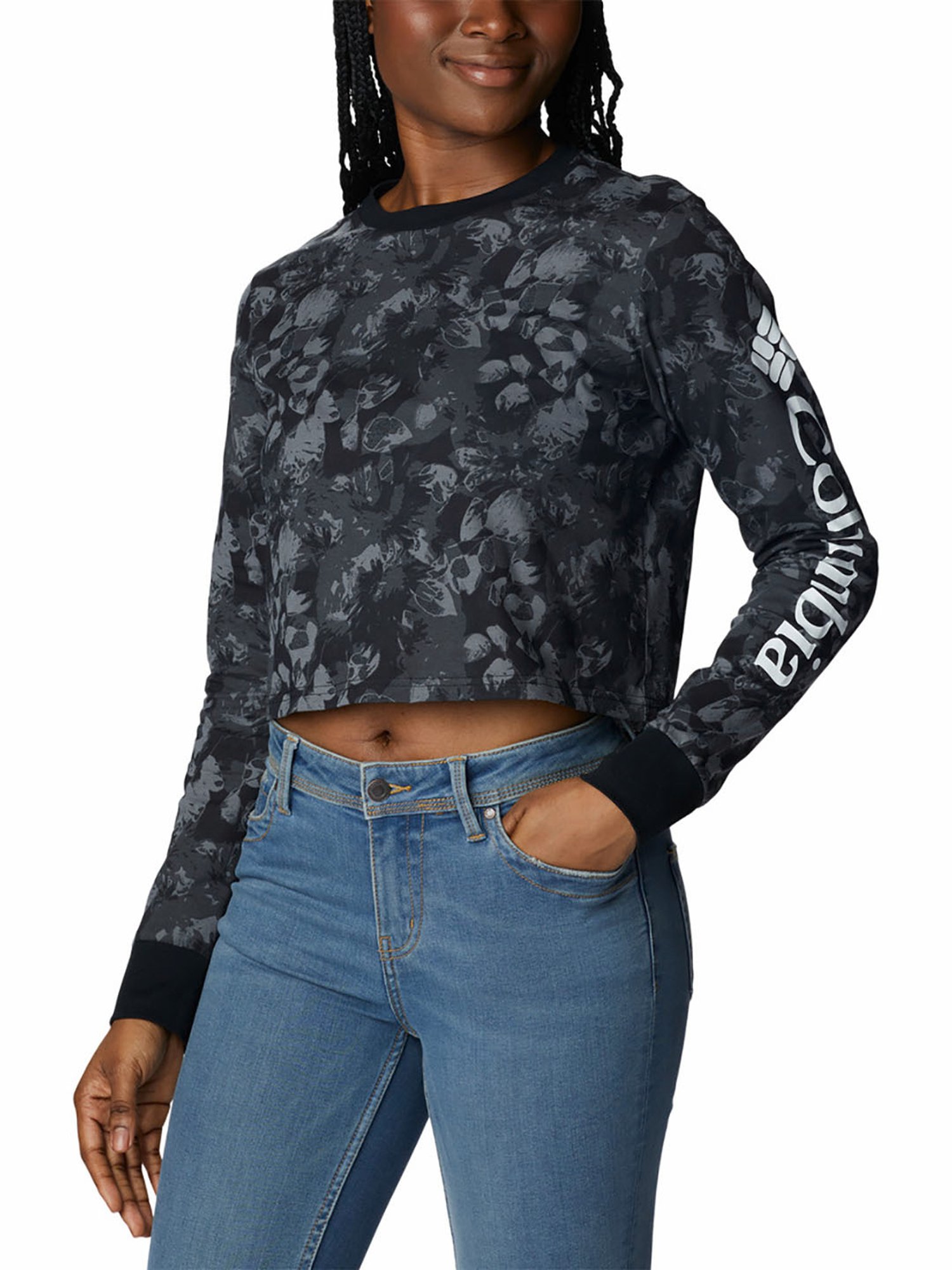 Columbia Black Round Neck North Cascades T-Shirt