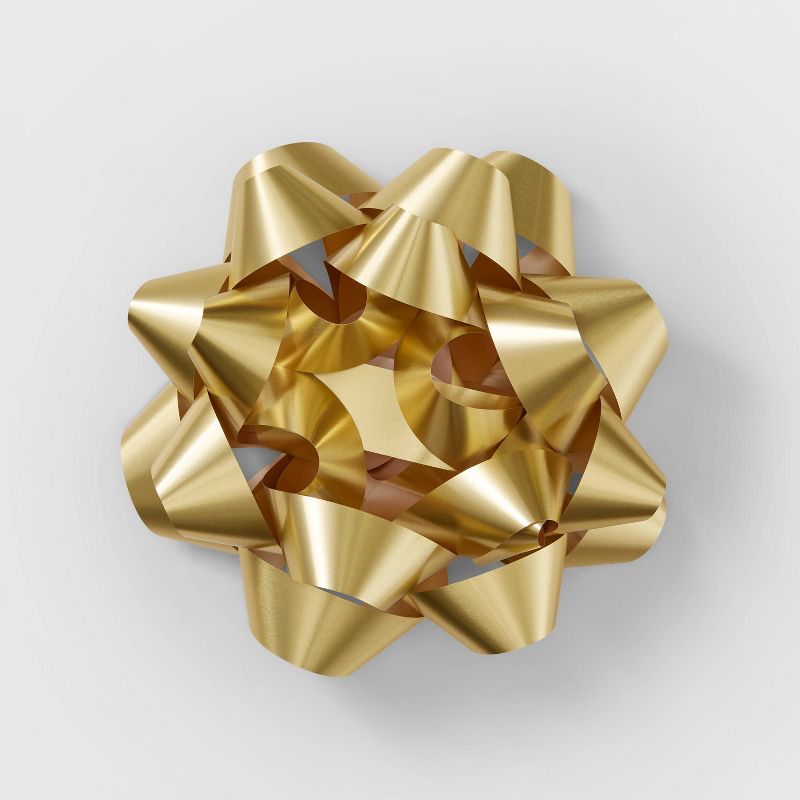 Mega Gift Bow Gold Metallic Tone - Wondershop™