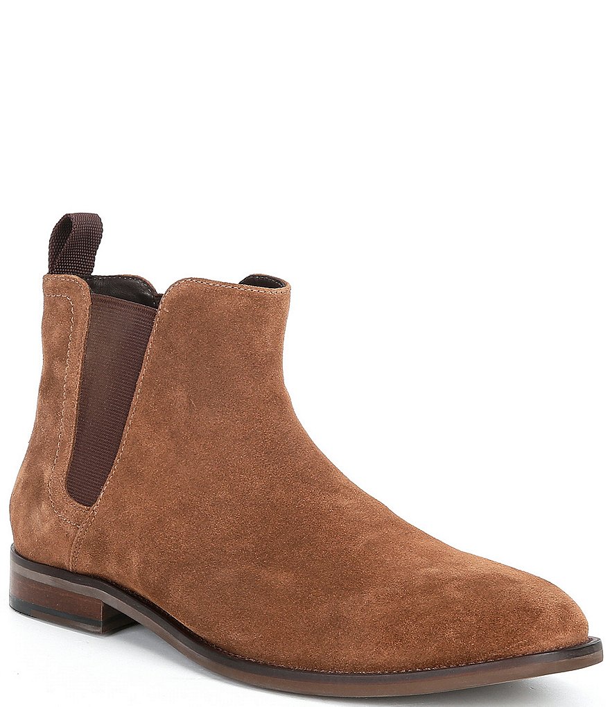 Flag LTD. Men's Pax Suede Leather Chelsea Boots