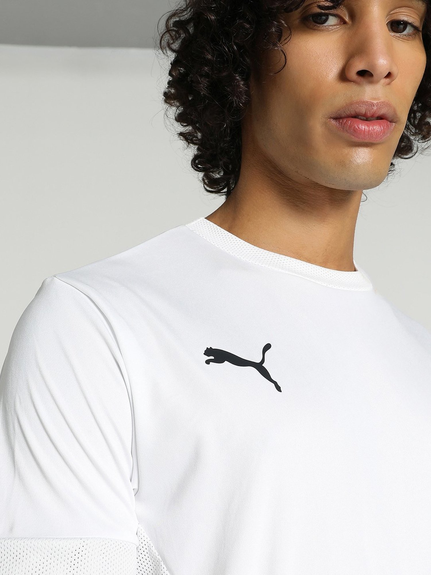Puma teamGOAL Matchday Football White Regular Fit Jersey