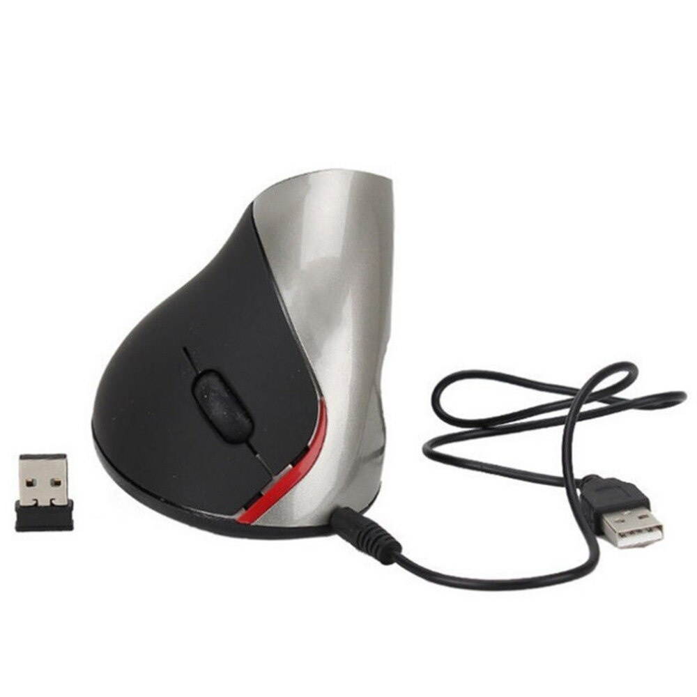 Wireless / Wired Vertical Mouse Wrist Rest Superior Ergonomic Design Mice Optical USB Mouse For Gaming Computer PC Laptop