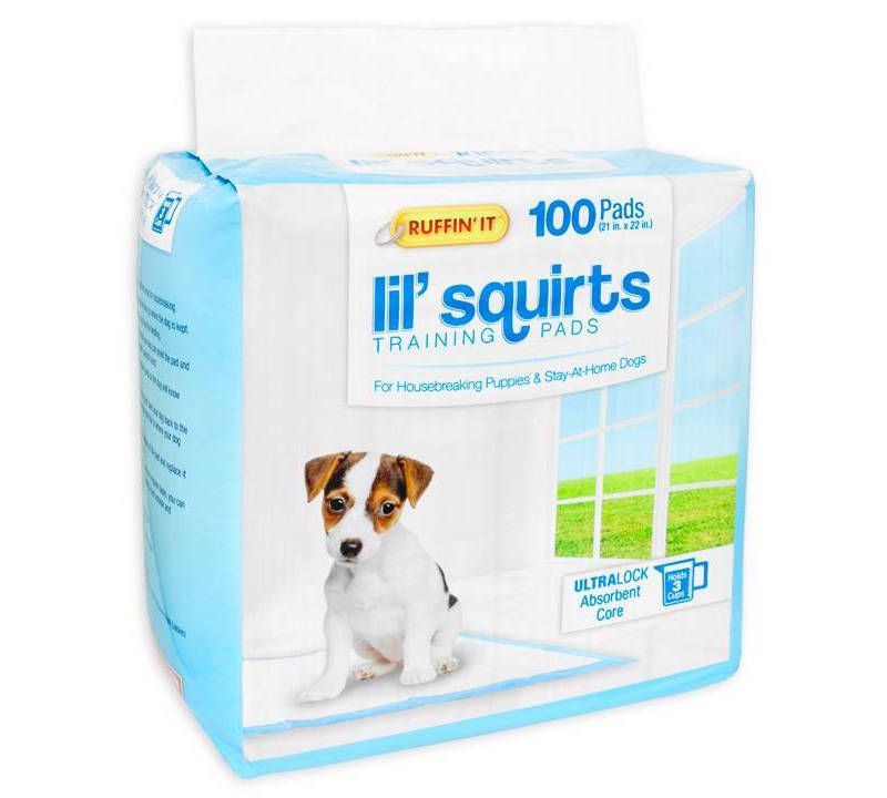 Ruffin' It Lil Squirts Training Dog Pads - 100ct