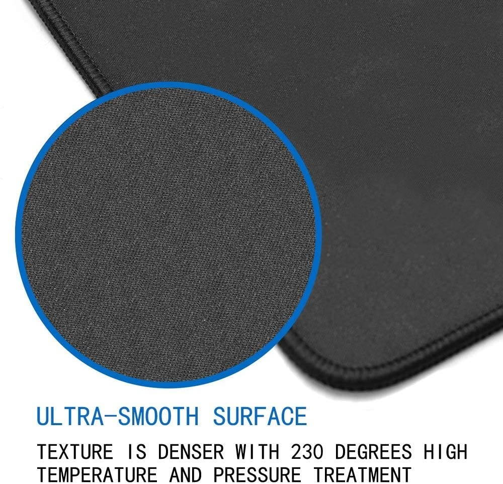 InterestPrint Soft Extra Extended Large Gaming Mouse Pad with Stitched Edges, Desk Pad Keyboard Mat, Non-Slip Base for Office & Home, 31.5 x 12In - Watercolor Floral Tulips