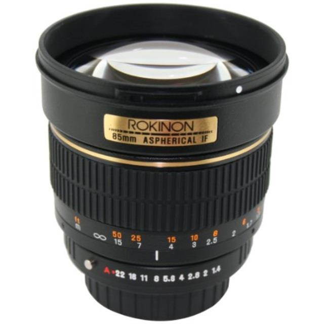 Rokinon 85mm f/1.4 Aspherical Lens for Pentax DSLR Cameras #85M-P