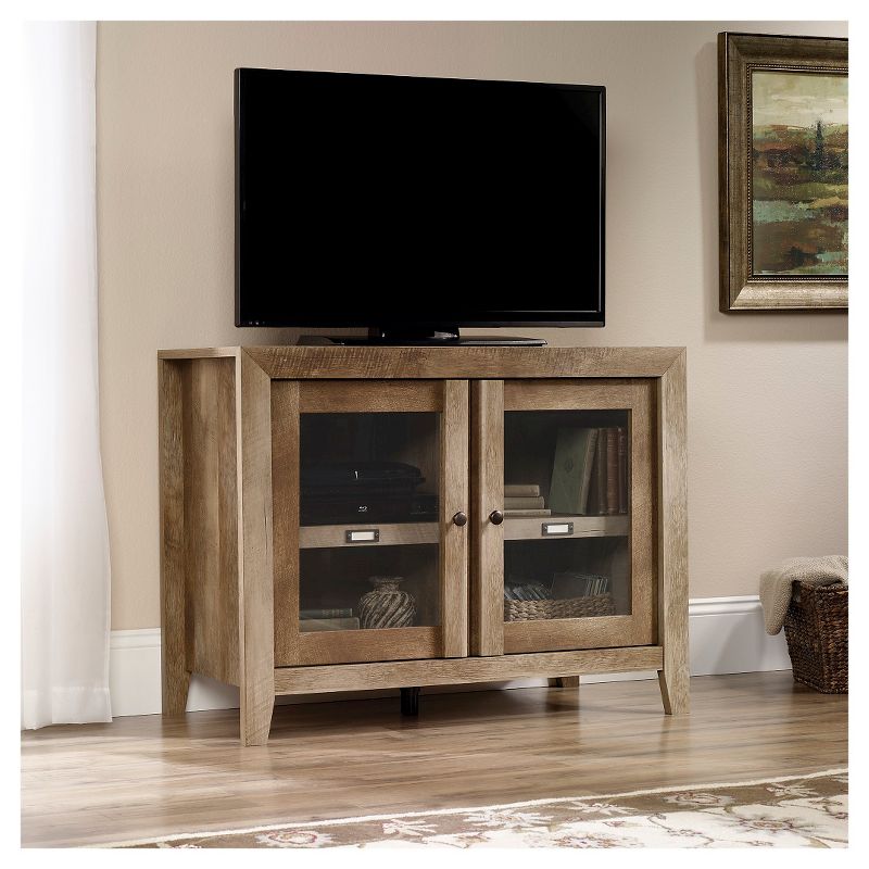 Dakota Pass TV Stand for TVs up to Craftsman Oak - Sauder