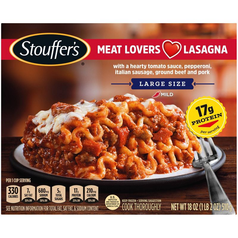 Stouffer's Meat Lovers Frozen Lasagna - 18oz