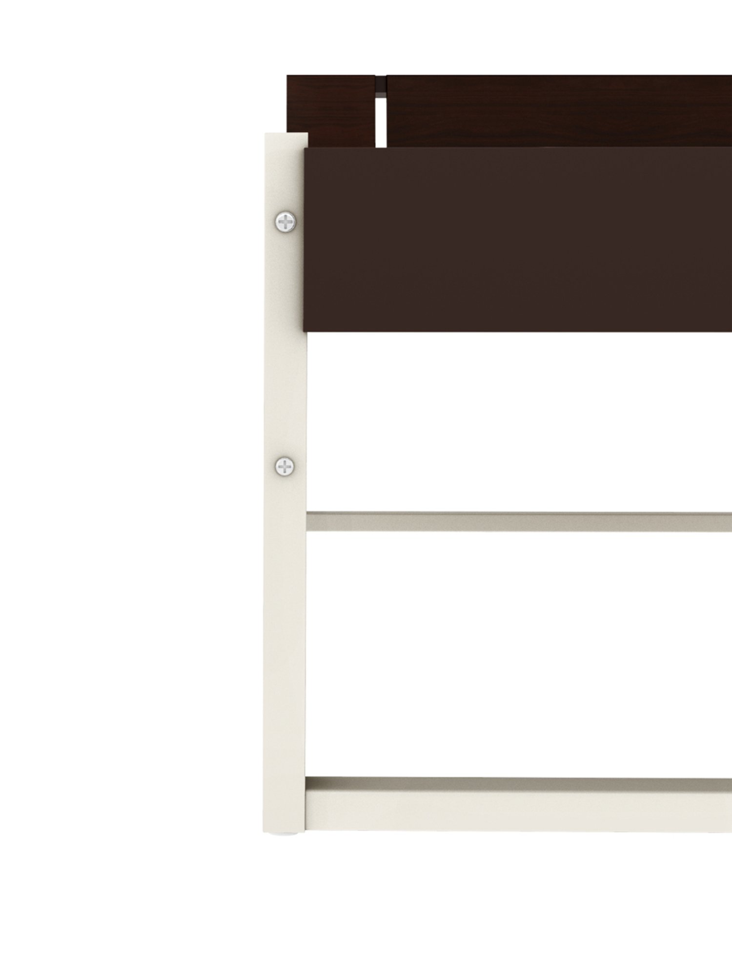 Nilkamal Riva Black Engineered Wood King Size Bed with Storage