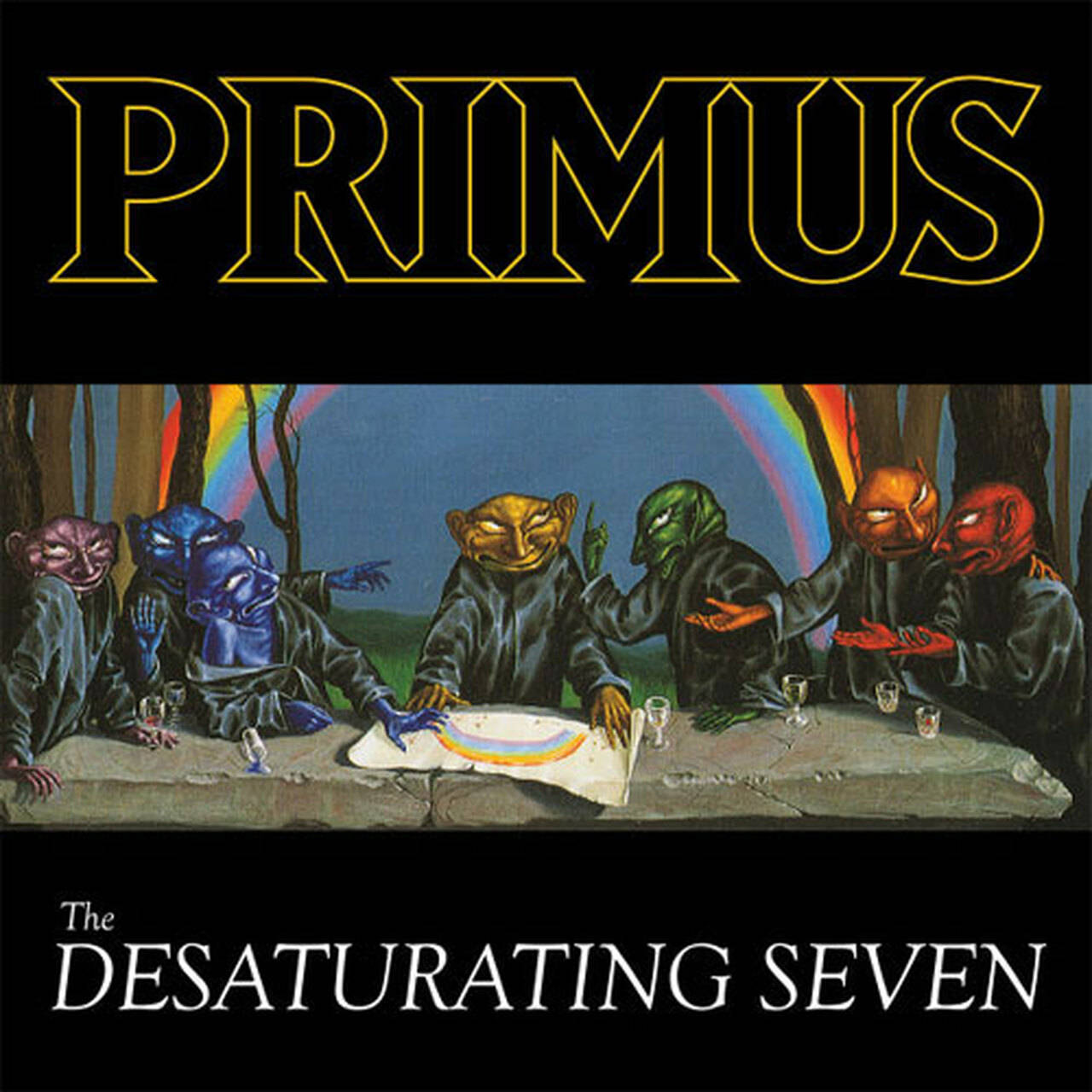 Primus The Desaturating Seven LP (Clear with Rainbow Splatter Vinyl)
