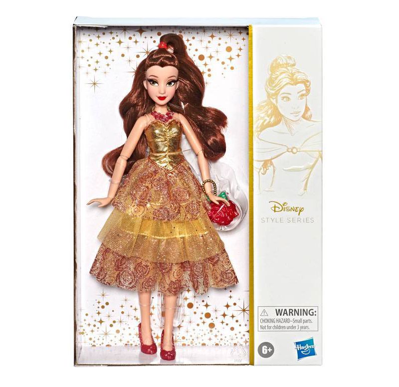 Disney Princess Style Series - Belle Doll in Contemporary Style with Purse & Shoes