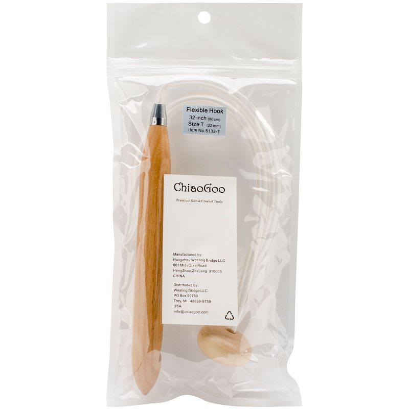 ChiaoGoo Flexible Tunisian Hook 32"-Size T/22mm