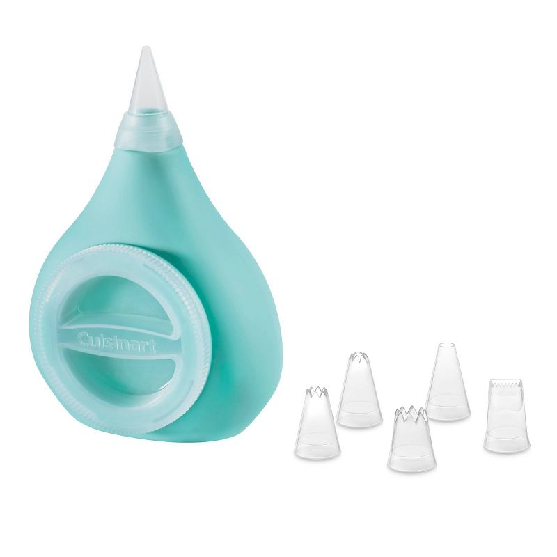 Cuisinart 7pc Silicone Easy Icing Decorating Set - Teal