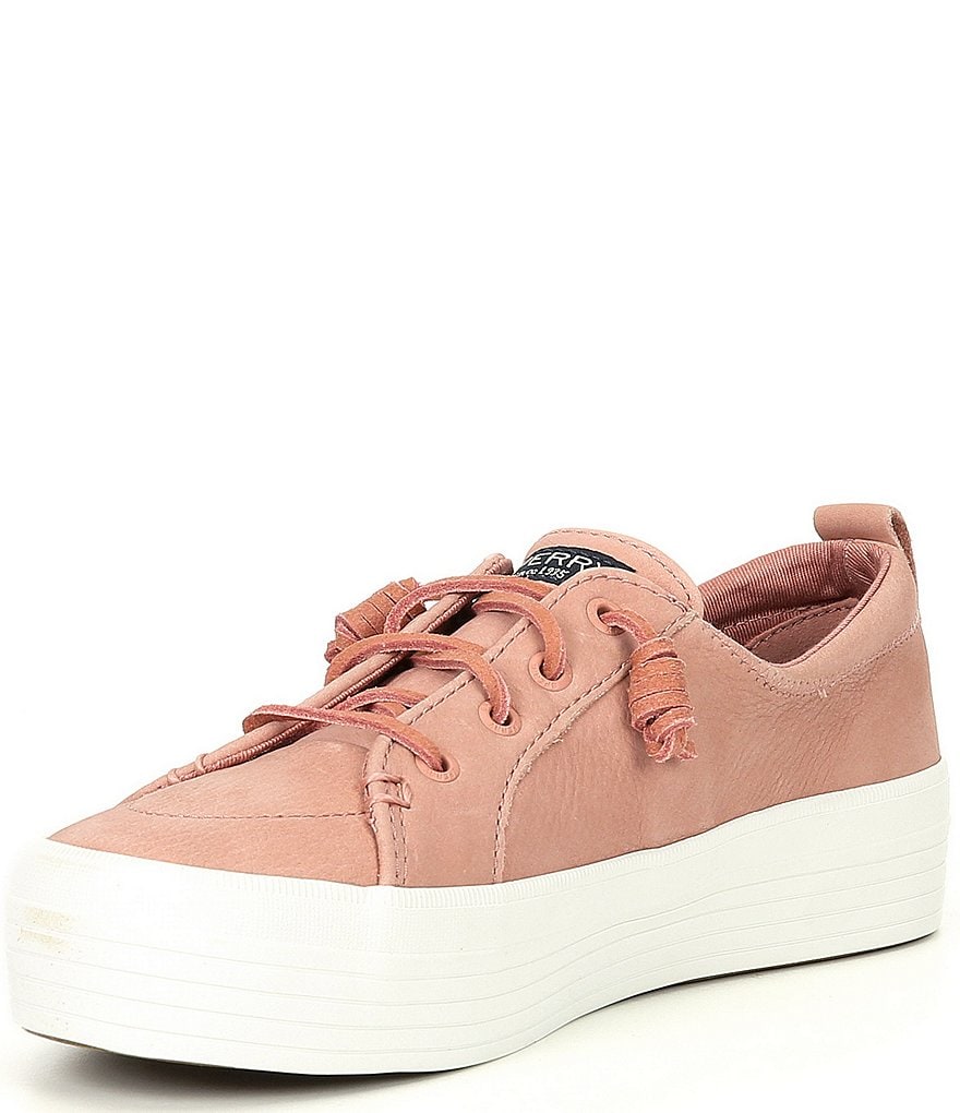 Sperry Women's Crest Vibe Leather Platform Sneakers