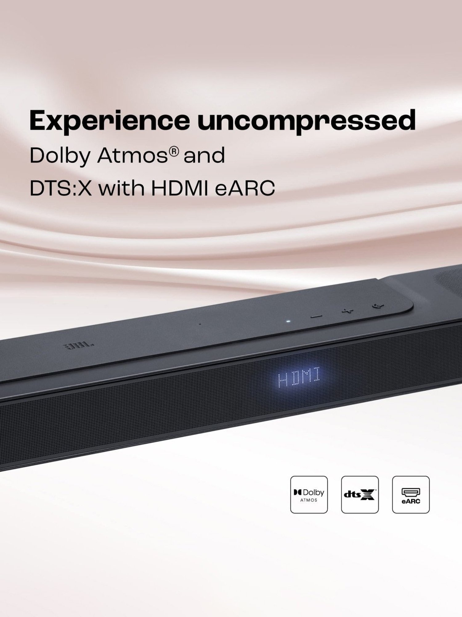 JBL Bar 2.1 Deep Bass Soundbar with Wireless Subwoofer (Black)