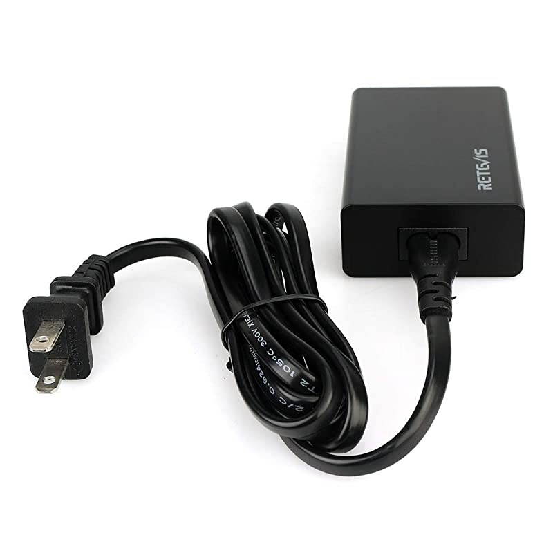 RT27 2 Way Radio Walkie Talkies Long Range Adult 22 CH VOX Business Rechargeable Two Way Radio with 5 Port USB Charger5 Pack