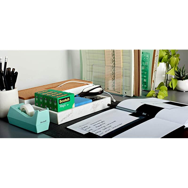 Magic Tape 6 Rolls with Dispenser Numerous Applications Invisible Engineered for Repairing 34 x 1000 Inches Boxed 810K6C38