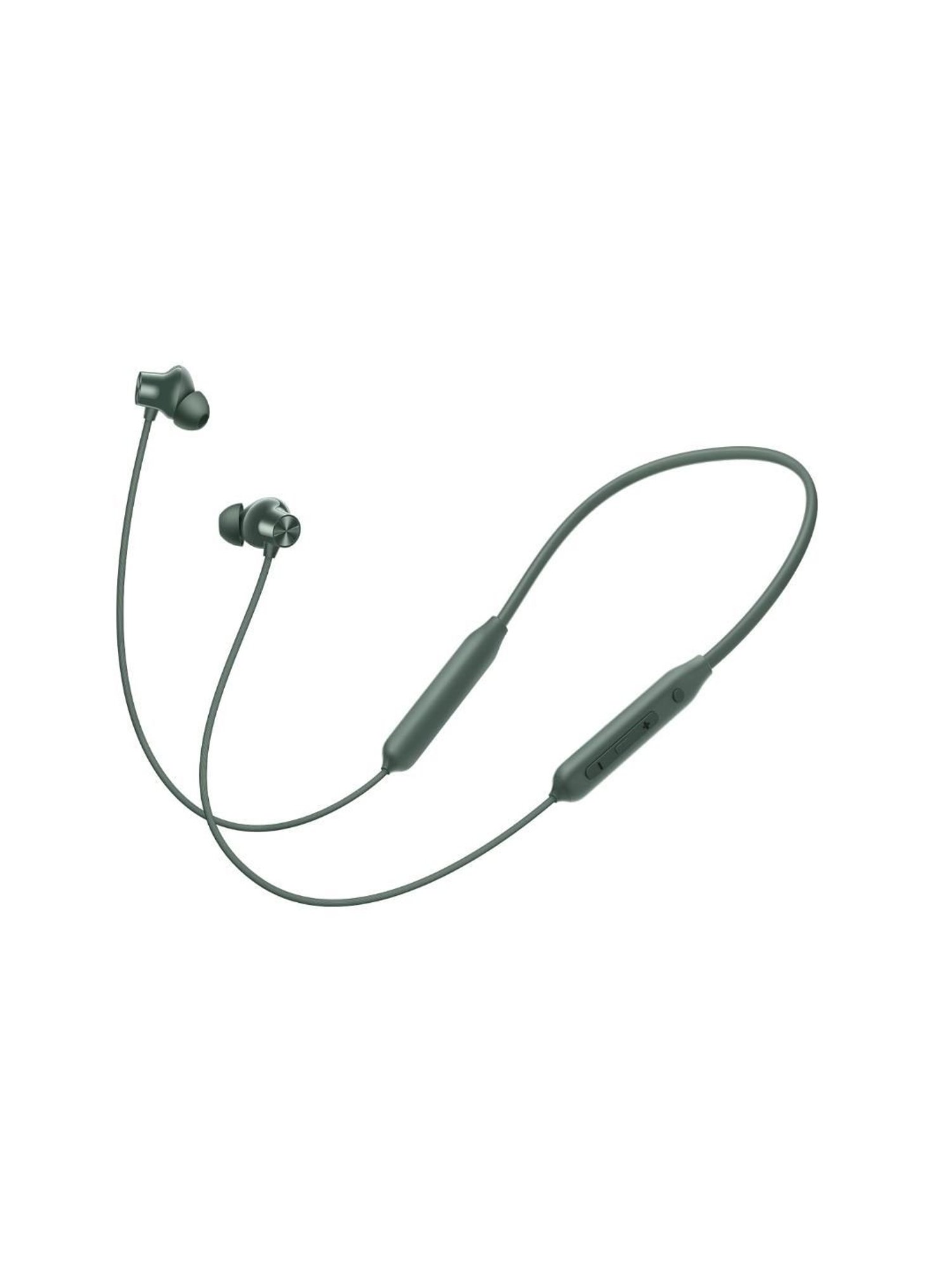 OnePlus Bullets Wireless Z2 ANC Bluetooth in Ear Neckband with Mic, 45dB Hybrid ANC (Grand Green)