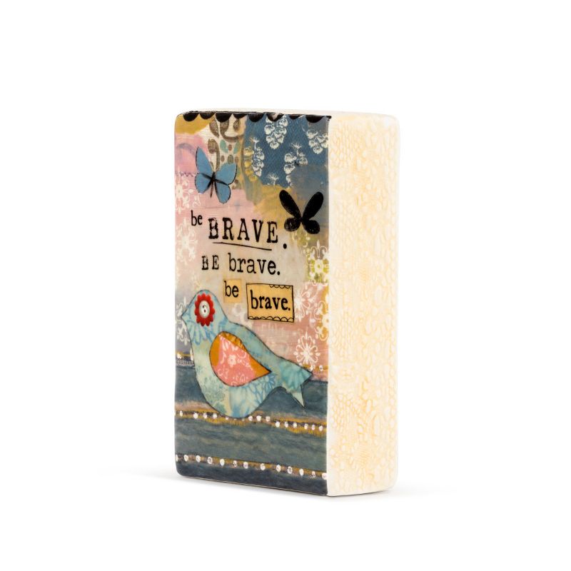 26.4" x 11.6" Rustic Wooden Collage Photo Frame with Clips Worn White/Brown - Stonebriar Collection