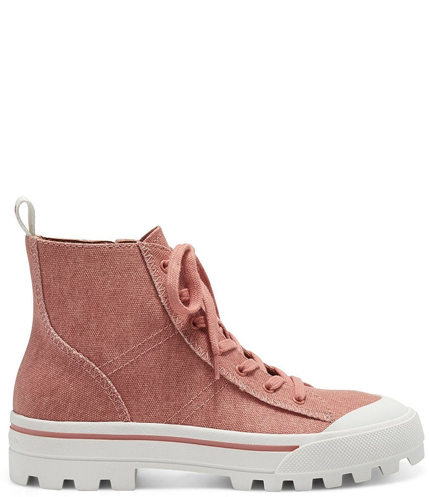 Lucky Brand Eisley High Top Lugged Canvas Lug Sole Sneakers