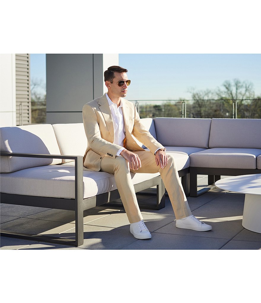 Murano Carrot-Fit Drawstring Baird McNutt Linen Suit Separates Pants