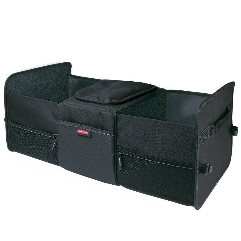 DU-HA 10410 Secure Under Seat Interior Heavy Duty Polyethylene Storage Organizer Compartment for Guns, Tools, and Valuables with Lockable Lid, Black