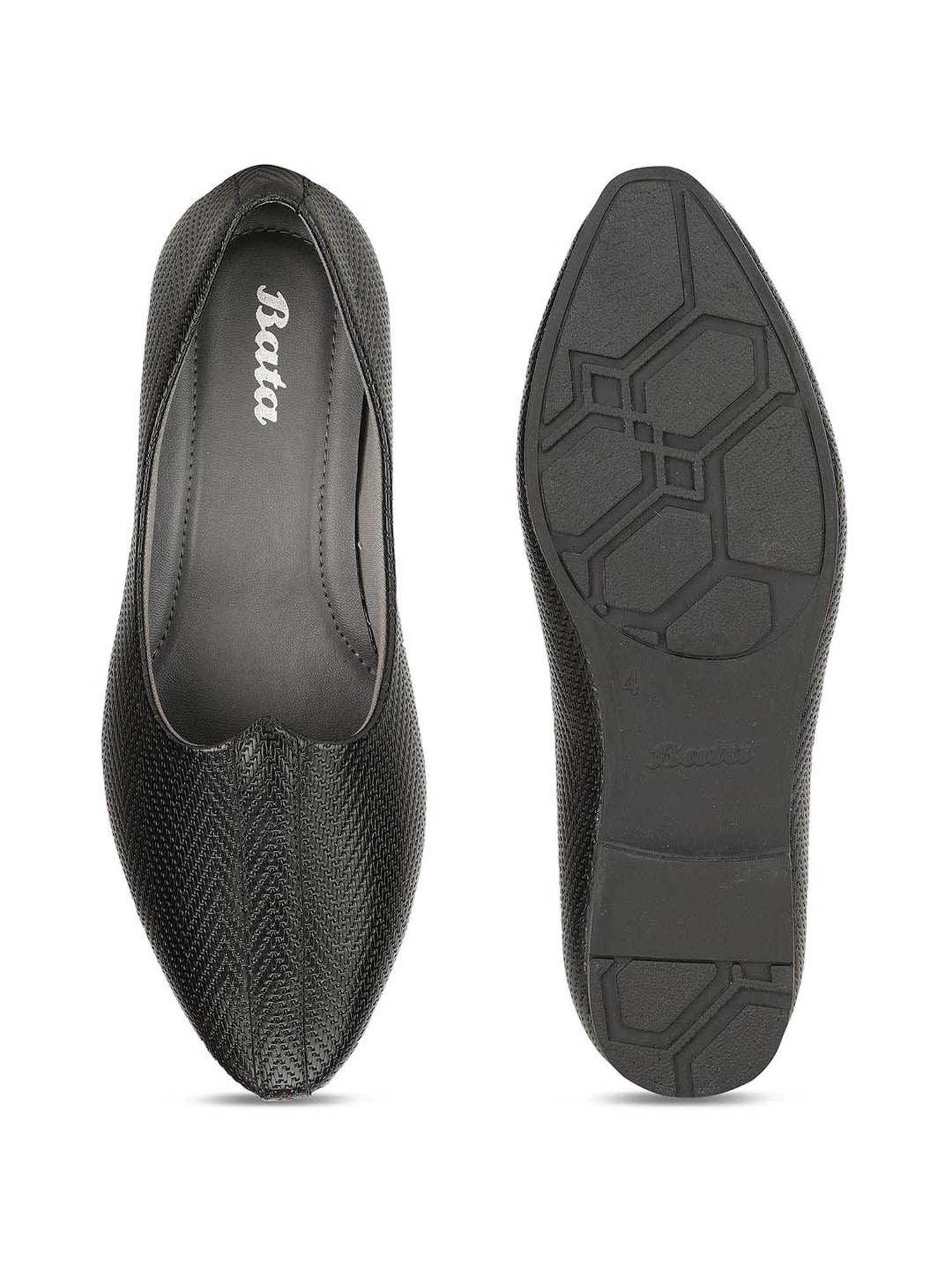 Bata Kids Black Casual Slip-Ons