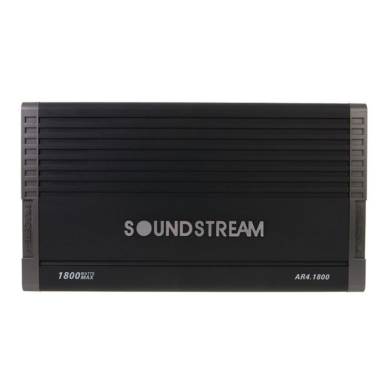 Soundstream AR4.1800 Arachnid Series 1800 Watt 12dB Class A/B Full Range Amplifier for Car Truck Vehicle Audio Sound Systems, Black